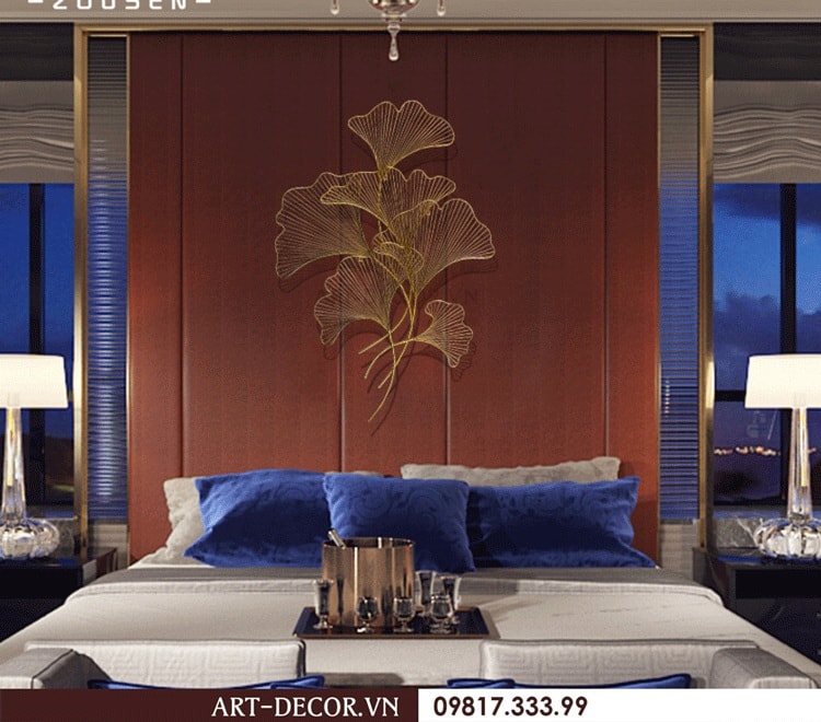 Tranh lá decor trang trí hiện đại TS 055 7