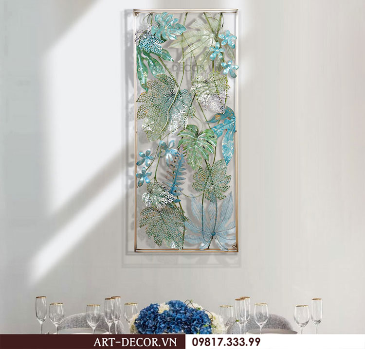 Tranh sắt trang trí nội thất hiện đại TS 061 7
